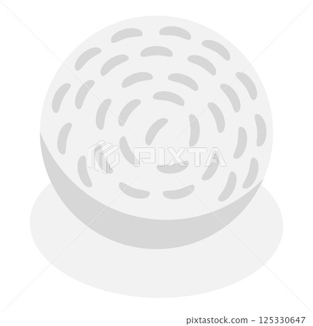 3D Isometric Flat Set of Golf Equipment. Item 7 3D Isometric Flat Set of Golf Equipment. Item 7 125330647