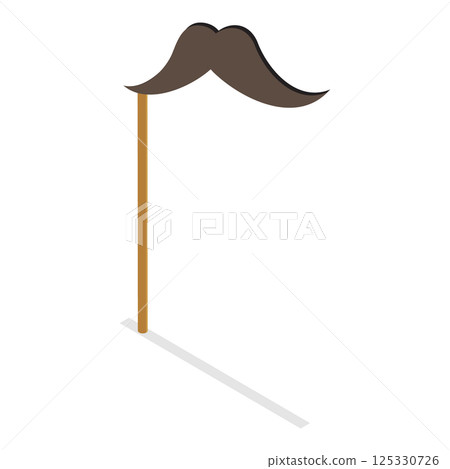 3D Isometric Flat Illustration of Mexican Fiesta Party Symbols. Item 5 3D Isometric Flat Illustration of Mexican Fiesta Party Symbols. Item 5 125330726