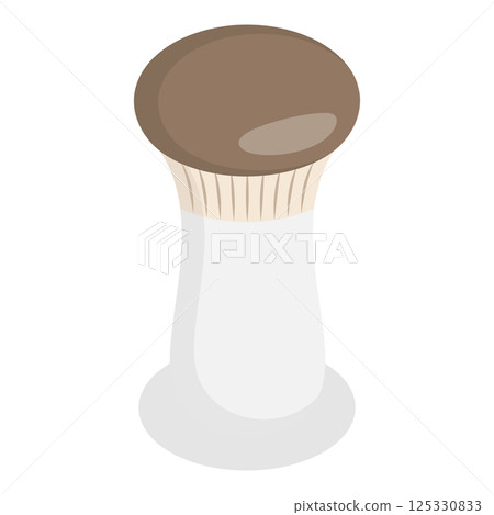 3D Isometric Flat  Set of Mushrooms. Item 10 125330833
