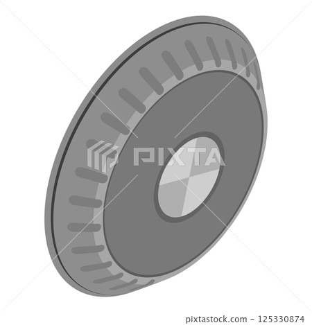 3D Isometric Flat Set of Audio Mixer Dials. Item 4 3D Isometric Flat Set of Audio Mixer Dials. Item 4 125330874