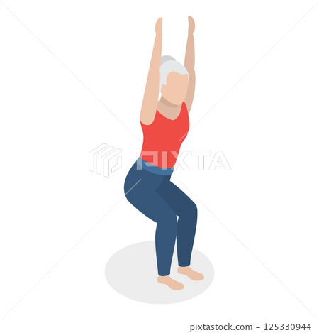 3D Isometric Flat Illustration of Chakra Systems. Item 4 3D Isometric Flat Illustration of Chakra Systems. Item 4 125330944