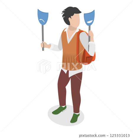 3D Isometric Flat Illustration of Psychiatric Disorders. Item 2 3D Isometric Flat Illustration of Psychiatric Disorders. Item 2 125331013