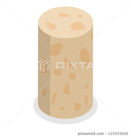 3D Isometric Flat Set of Wine Corks. Item 1 3D Isometric Flat Set of Wine Corks. Item 1 125331020