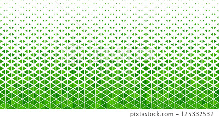 Vector Halftone triangles abstract background. Green geometric pattern. Hipster fashion design print. Geometric design on a white background. Healthcare, science and medicine background 125332532