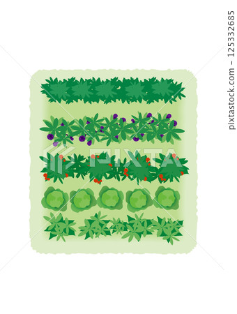 從上方看的田野插圖 從上方看的田野插圖 125332685