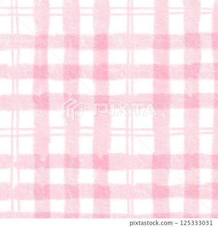 Pink Plaid Tartan Gingham Check Hand Drawn Background Pattern Overlay Pink Plaid Tartan Gingham Check Hand Drawn Background Pattern Overlay 125333031