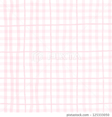 Pink Plaid Tartan Gingham Check Hand Drawn Background Pattern Overlay Pink Plaid Tartan Gingham Check Hand Drawn Background Pattern Overlay 125333050