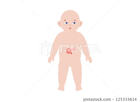 Pancreas diseases in a child 125333614