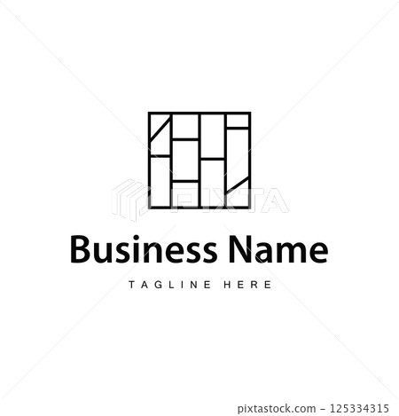 simple floor logo concept with home floor decoration and simple minimalist symbol illustration template simple floor logo concept with home floor decoration and simple minimalist symbol illustration template 125334315