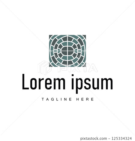 simple floor logo concept with home floor decoration and simple minimalist symbol illustration template simple floor logo concept with home floor decoration and simple minimalist symbol illustration template 125334324