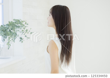 Hair care image for young women 125334450