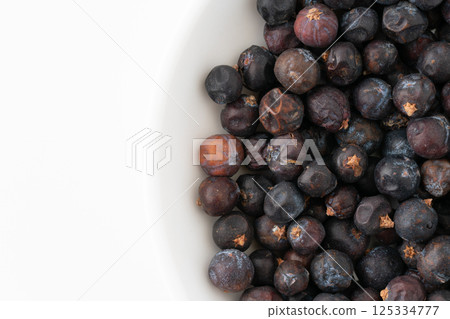 Juniper berries close-up Juniper berries close-up 125334777