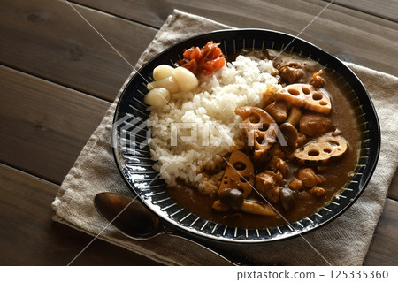 Lotus root curry Lotus root curry 125335360