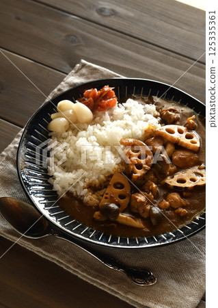 Lotus root curry Lotus root curry 125335361