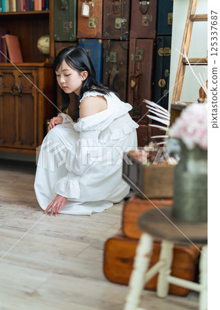 Cute girl portrait Cute girl portrait 125337687
