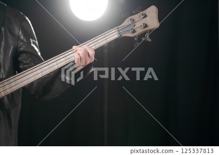 Musicians playing instruments 125337813