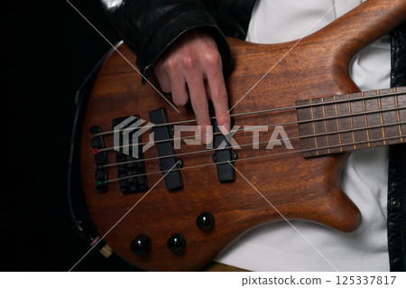 Musicians playing instruments 125337817