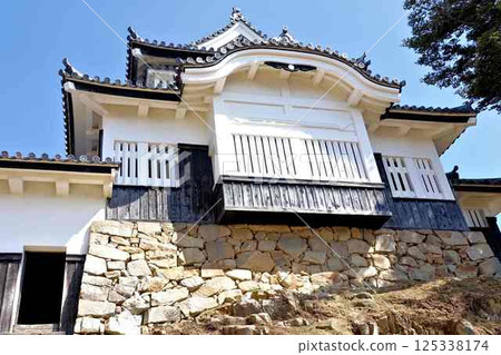 備中松山城二之丸地區的天守閣 備中松山城二之丸地區的天守閣 125338174