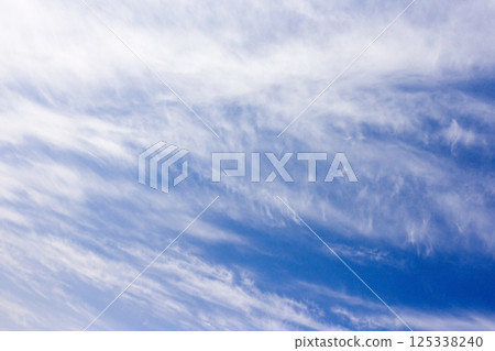 Beautiful blue sky and clouds background 125338240
