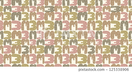 Number 3 pattern background material seamless 125338906