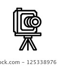 Large format camera eye large format 125338976