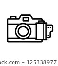film and camera icon 125338977