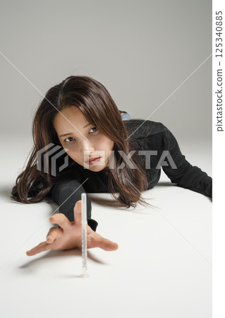 A young man in his 20s addicted to various drugs and drugs 125340885