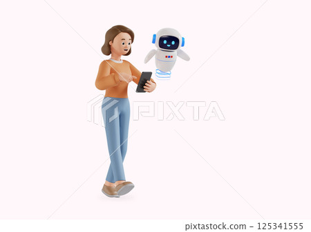 Artificial intelligence around shopping carts Artificial intelligence around shopping carts 125341555