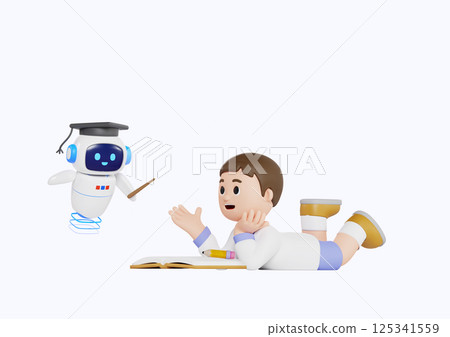 artificial intelligence holding a tool artificial intelligence holding a tool 125341559