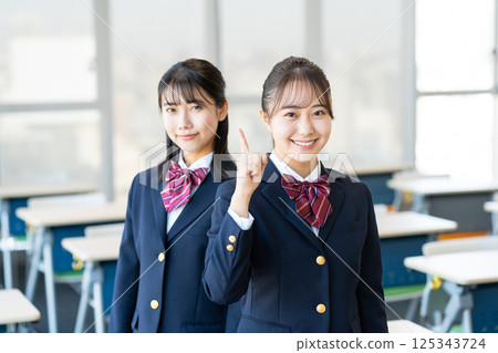 High school girl. Filming cooperation: Denpa Gakuen, Tokyo Electronics College 125343724