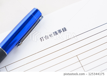 After the meeting, create meeting minutes summarizing the content of the meeting. 125344175