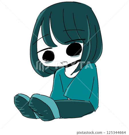 Woman lying down 125344664