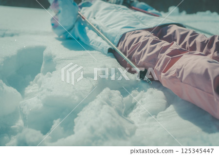 skiing, skier, female 125345447