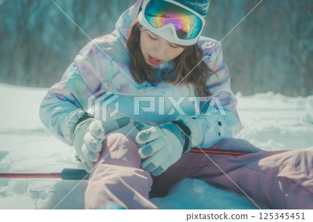 skiing, knee, knees 125345451