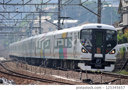 Chuo Line Uenohara JR East E257 series M-110 formation (Matsumoto) Azusa Kaiji Chuo Line Uenohara JR East E257 series M-110 formation (Matsumoto) Azusa Kaiji 125345657