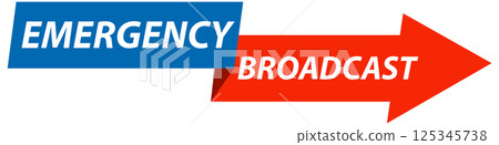 Emergency Broadcast Alert Vector Illustration 125345738