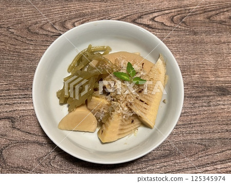 Delicious stew of bamboo shoots and butterbur Delicious stew of bamboo shoots and butterbur 125345974