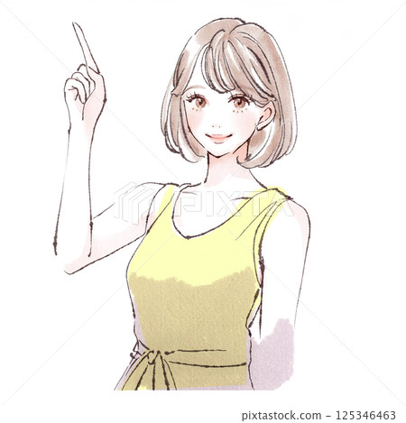 婦女和女孩插畫素材 婦女和女孩插畫素材 125346463