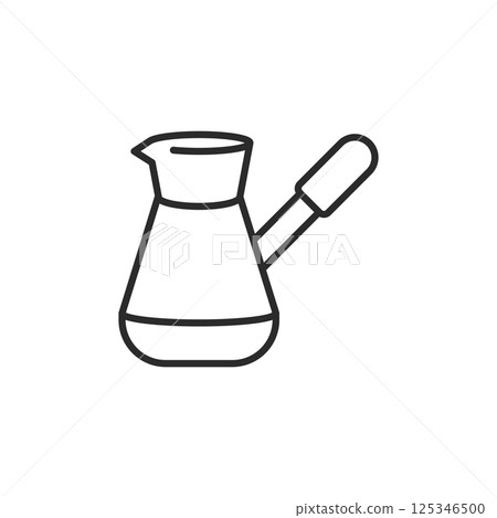 Turkish Coffee Pot Icon 125346500