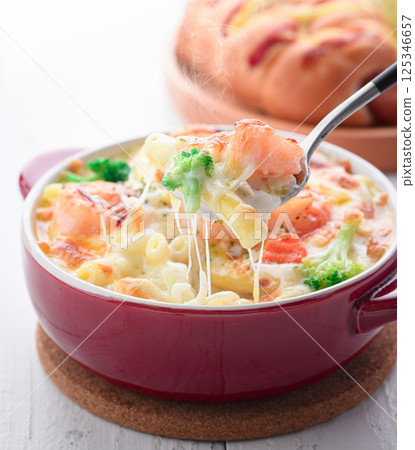 酥脆烤蝦焗菜 125346657