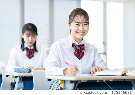 High school girls attending classes. Photo courtesy of Denpa Gakuen, Tokyo Electronics College. High school girls attending classes. Photo courtesy of Denpa Gakuen, Tokyo Electronics College. 125346688