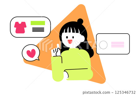 女性購物 125346732