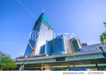 4 月 21 日，日本東京城市景觀。他對日本橋、日本橋一丁目的再開發案充滿期待。進入新時代…=令和7年 125346826