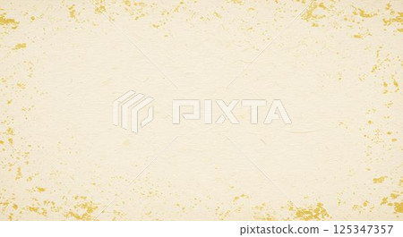 Luxury Japanese-style texture background of traditional Japanese paper with gold leaf falling 125347357