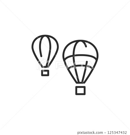 Aerostate Icon Aerostate Icon 125347432