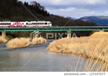 JR Kamaishi Line Sarugaishi River Bridge 125347677