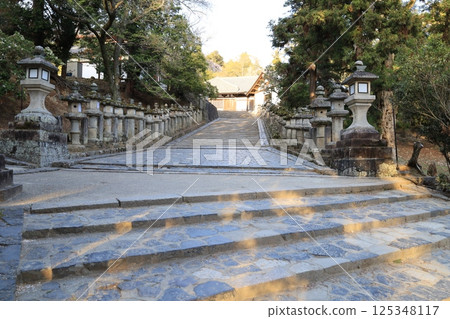 奈良市東大寺二月堂參道的景色 奈良市東大寺二月堂參道的景色 125348117