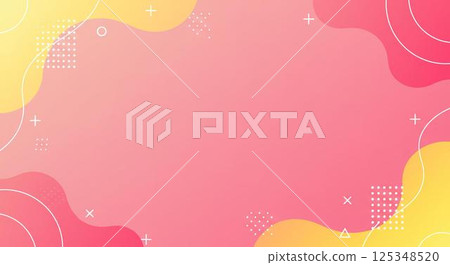 Pop abstract background design that stands out in thumbnails 125348520