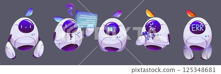 Chatbot AI character set 125348681