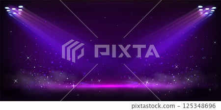 Purple stage award ceremony background Purple stage award ceremony background 125348696